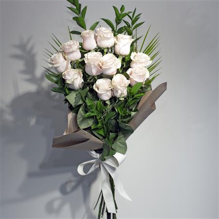 Long Stem Roses Wrapped - Tara Exclusive Select Pink