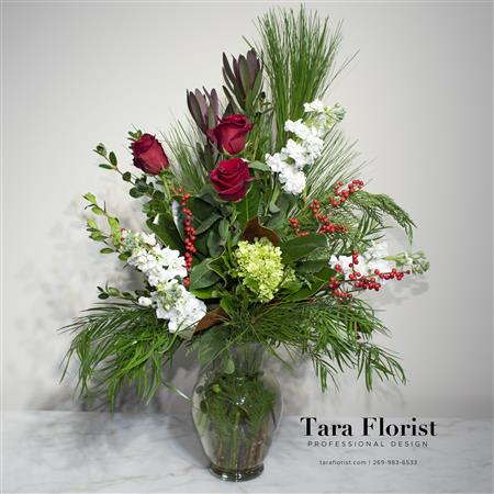 Christmas Pines and Floral