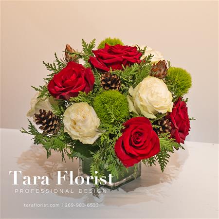 Christmas Elegance in Red &amp; White